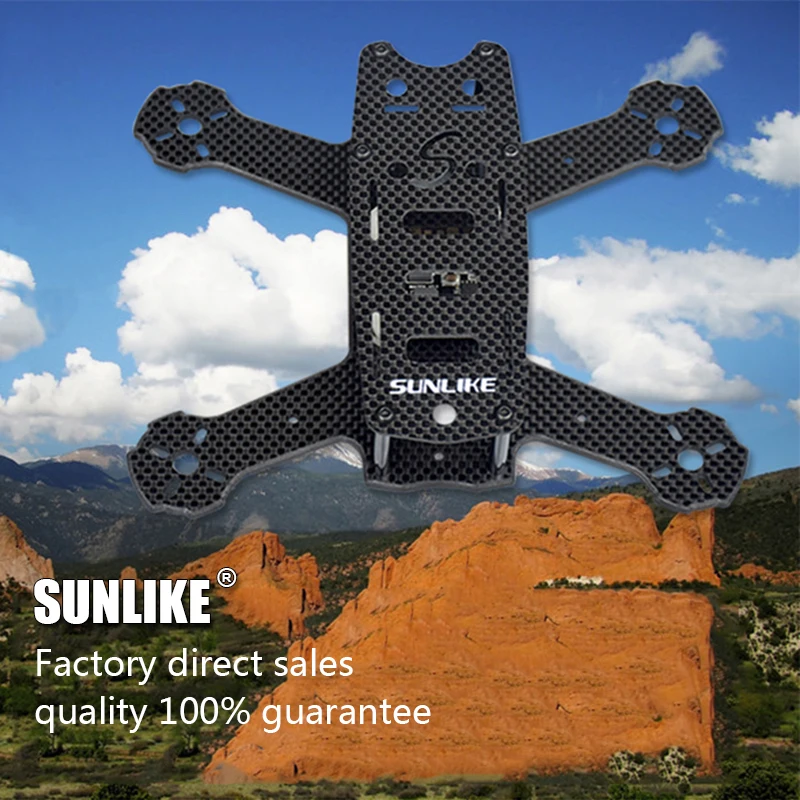 Гоночная рама FPV для квадрокоптера 180 шт. ультрауглеродное волокно 3K мм | Игрушки и