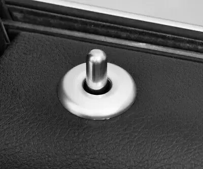 

ABS Matte Interior Door Lock Pin Cover Trim 4pcs For Cadillac XT5 2016 - 2019