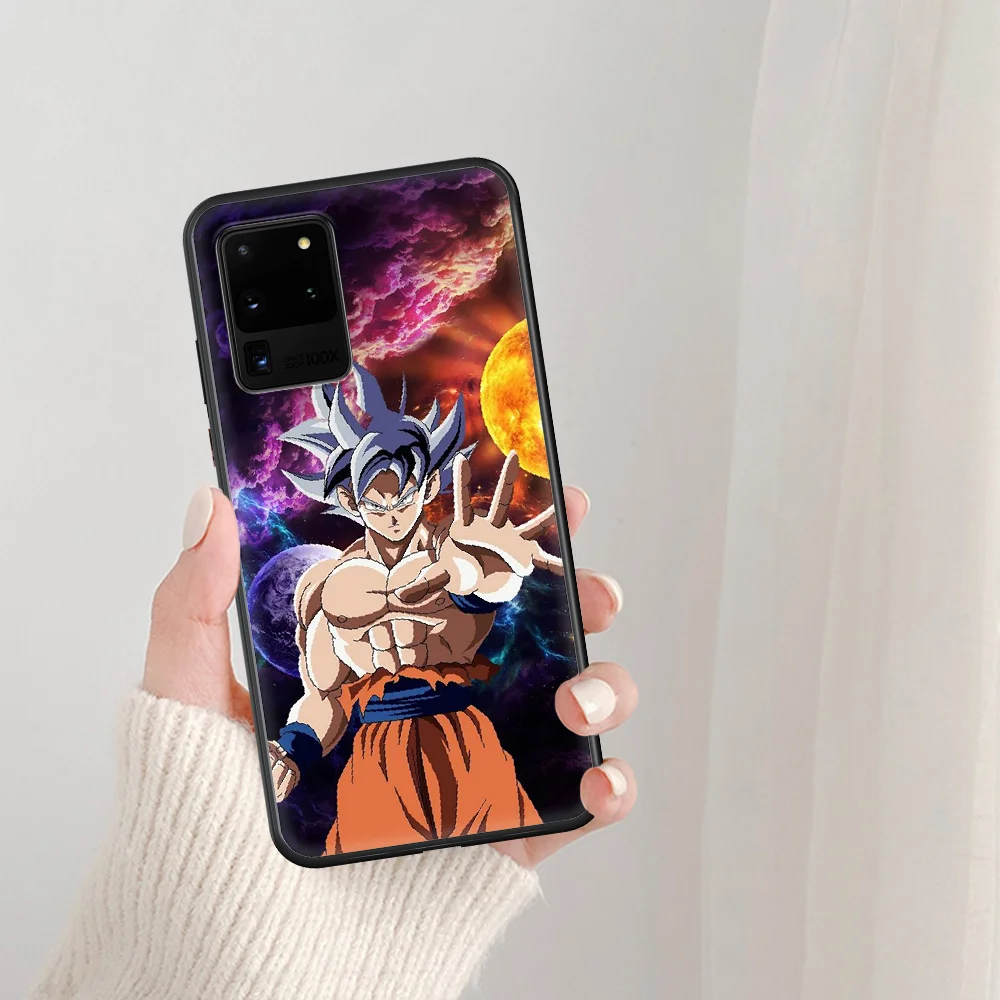 

Dragons Balls Z Super Son Goku Phone Case For Samsung Galaxy Note S 8 9 10 20 Plus E Lite Uitra black Etui Fashion Funda Pretty