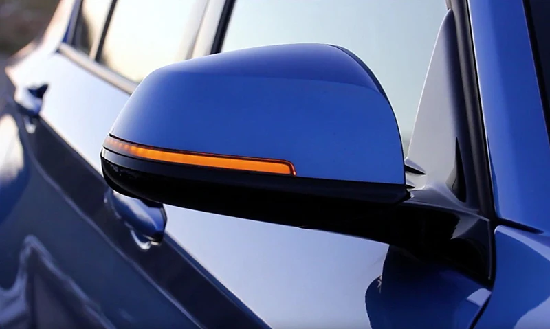 Копченый зеркала последовательного динамический сигнал поворота светильник