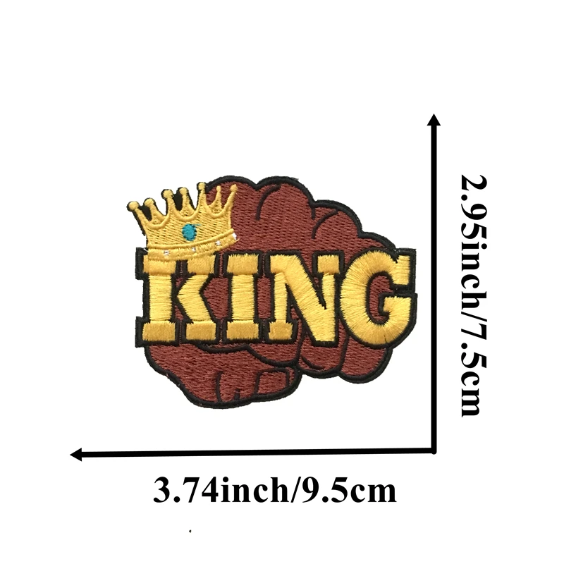 Новые африканские вышитые кулачки для пришивания утюгом нашивки одежды сумки Black