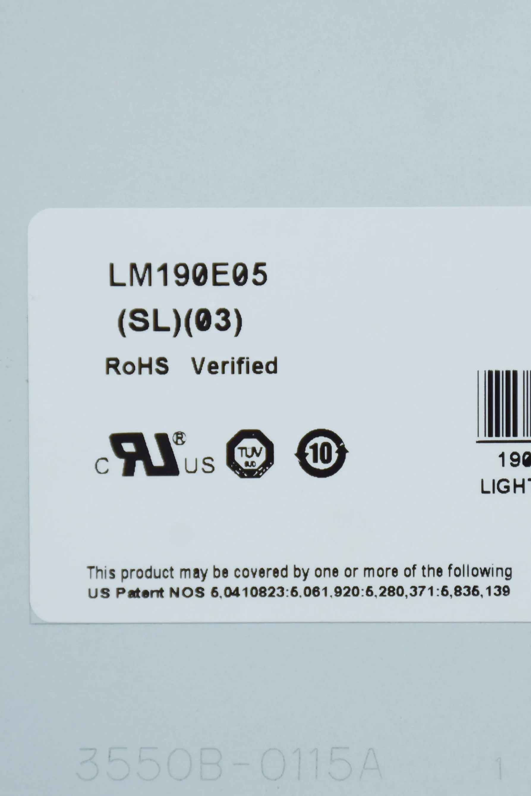 19 дюймов для LG LM190E05-SL03 ЖК-экран дисплей панель 1280(RGB)* 1024 800 : 1 | Компьютеры и офис
