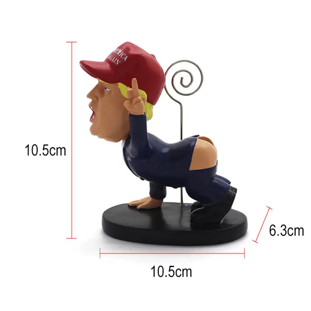 

Desk Decor Birthday Gift Creative President Dump A Trump Statue Pen Holder The Greatest Donald Trump Gag 10.5*10.5*6.3cm