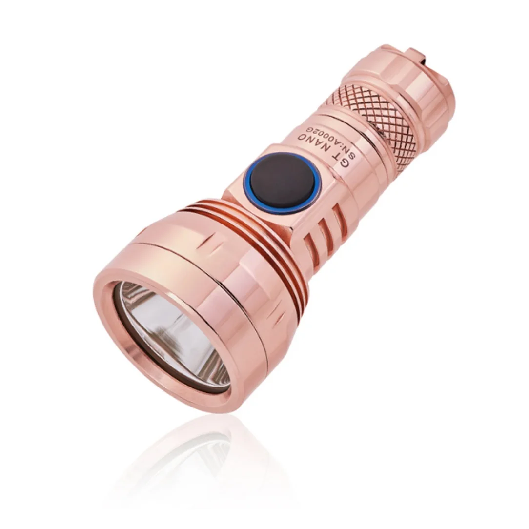 値段 Lumintop Gtナノ銅ミニled懐中電灯450 Lm 100メートル長距離強力なlinterna 10180バッテリーでキャンプ