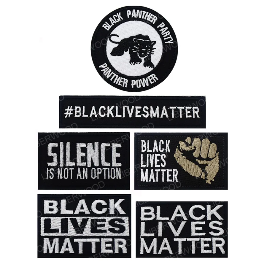 Патч на липучке с крючком, черная жизнь, материя, BLM механизм, равноправие, социальная нашивка, беззвучная нашивка, не является вариантом