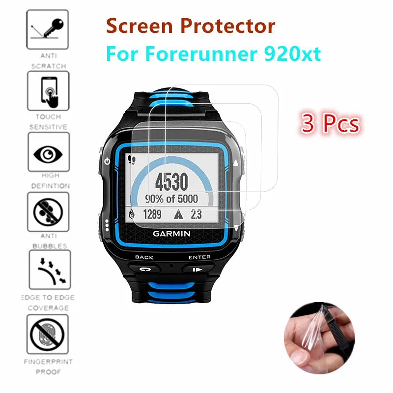 

3 pcs Clear LCD Screen Protector Guard Cover Film Skin for Garmin ForeRunner 920XT Sporting Watch