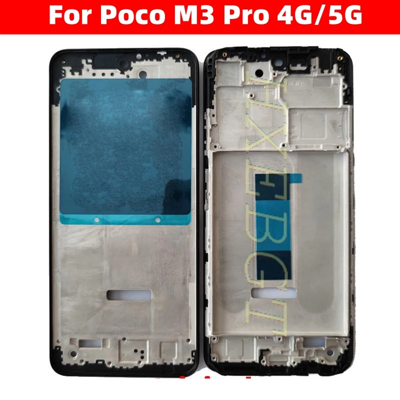 

Для Xiaomi Poco M3 Pro 5G Оригинальный Новый ЖК-дисплей передняя рамка корпус средняя рамка панель для смартфона запасные части