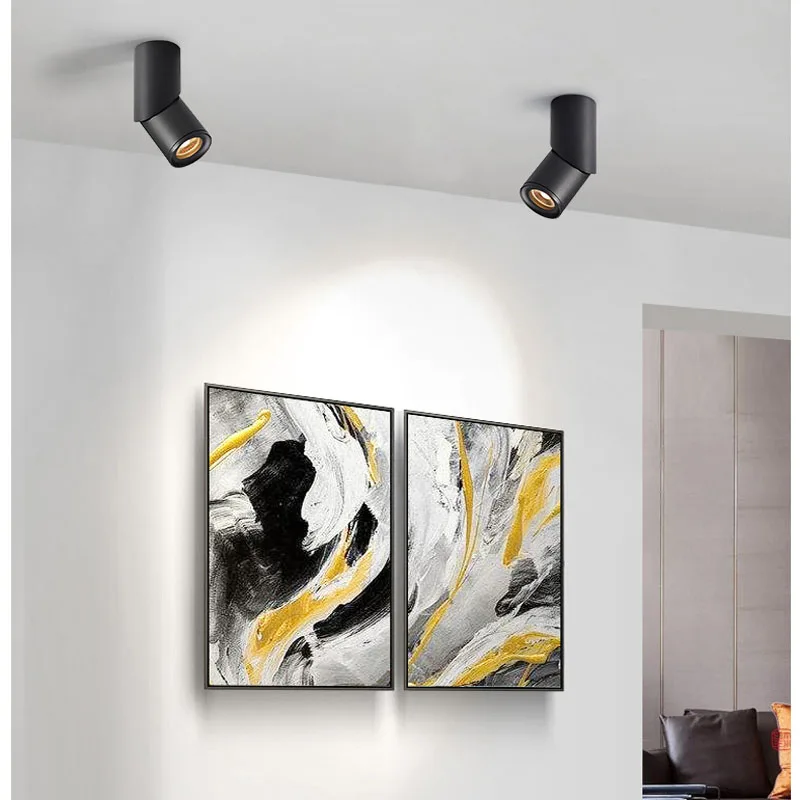 

High quality super bright surface mounted LED Dimmable downlights 10W 20W 40W AC85-265V COB ceiling lamp spot light