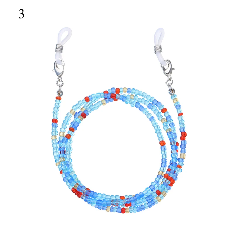

9 Colors Fashion Reading Glasses Chain Retro Beads Eyeglass Sunglasses Spectacle Cord Neck Strap String Mask Chain Eye wear Rope