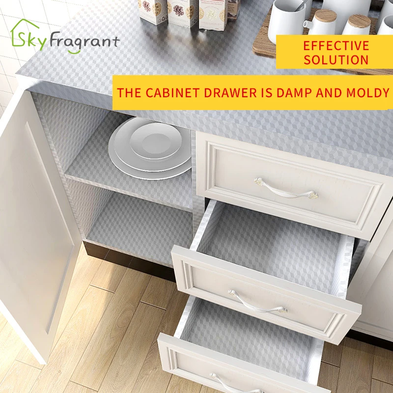 kitchen cabinet tin foil paper sticker high temperature wallpapers self adhesive waterproof table cabinet oil proof stickers free global shipping