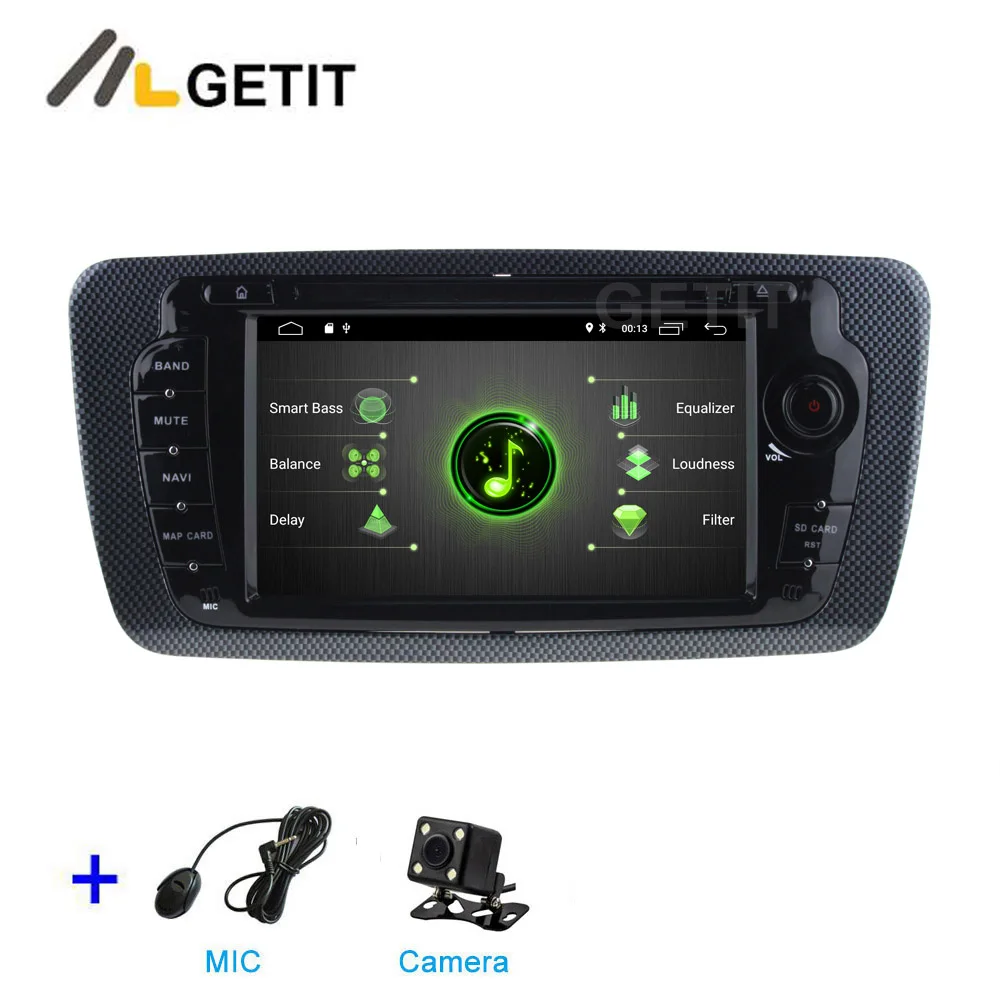 DSP 2G CAMERA PX6 DSP Android 9 Автомобильный DVD стерео плеер gps для сиденья Ibiza 2009-2013 с радио WiFi BT - Цвет: DSP 2G CAMERA