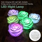 Лидер продаж, модная светодиодная Ночная лампа, романтический ночсветильник с цветами розы, лампа с изменением цвета, светодиодный ночсветильник, s дизайн интерьера