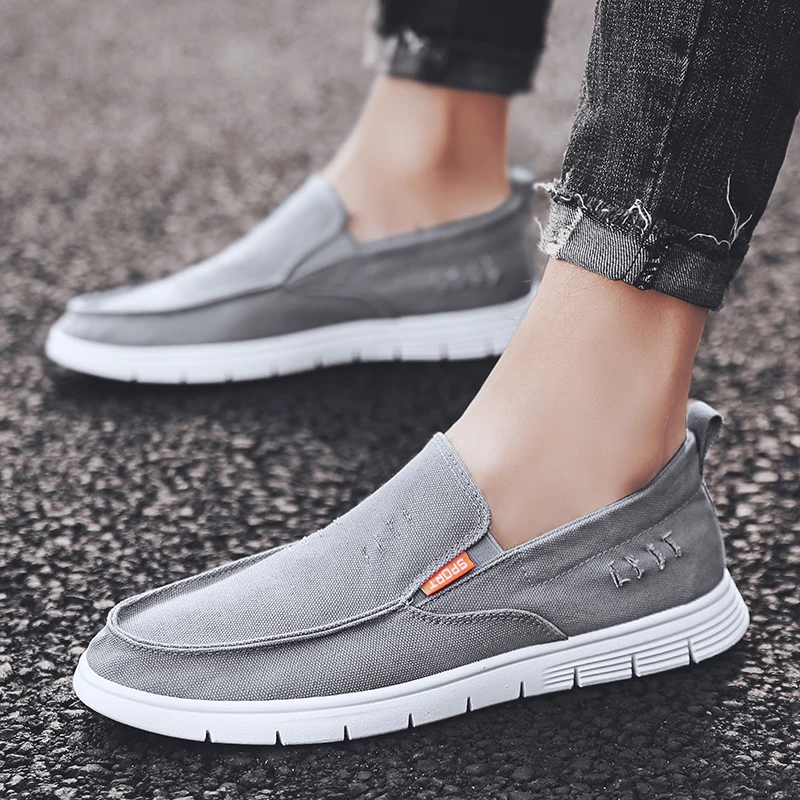 

Men Loafers Moccasins Slip On Men's Flats Male Driving Shoes Men Casual Shoes Fashion Men Canvas Shoes A11-76