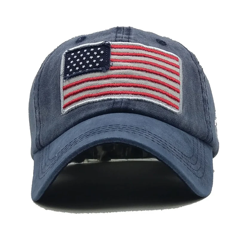 Уличные спортивные колпачки бейсбольная кепка Ретро стиль американский флаг