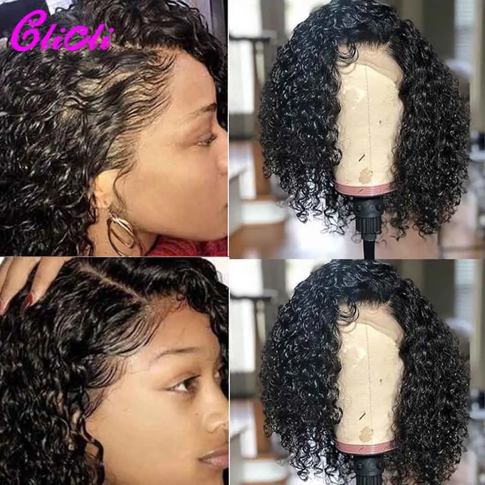 13X4 13X6 бразильский кудрявый прозрачный парик фронта шнурка Remy 360 кружева al