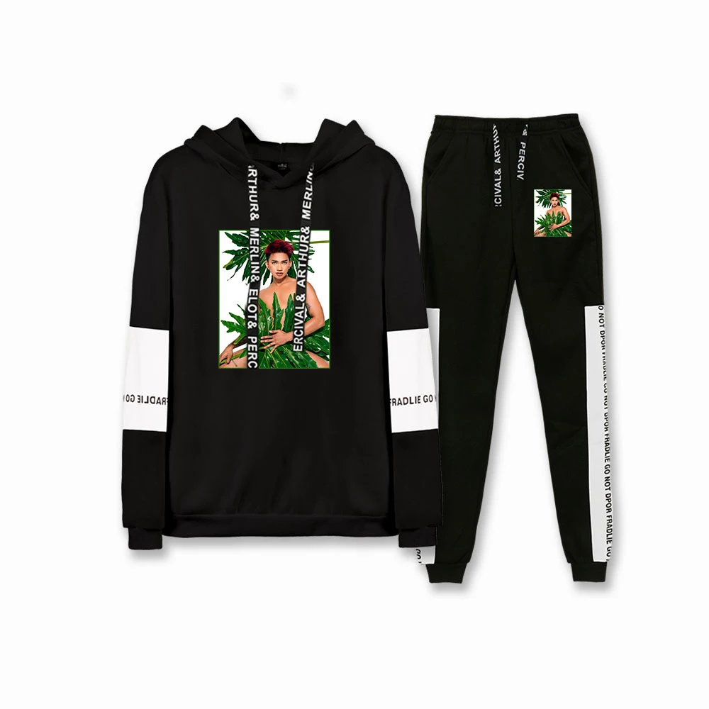 

WAWNI Bretman Rock Fashion Printing Hoodies Sweatshirt Two Piece Set Cotton Popular Casual Pullover Pants Oversized Clothes New