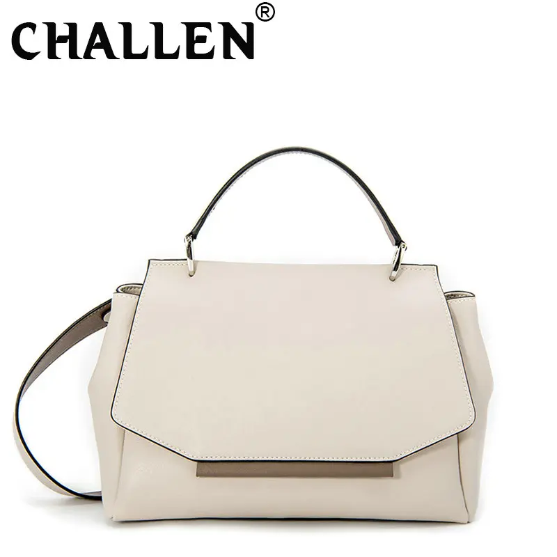 Повседневная женская сумка-мессенджер в Корейском стиле простая натуральная