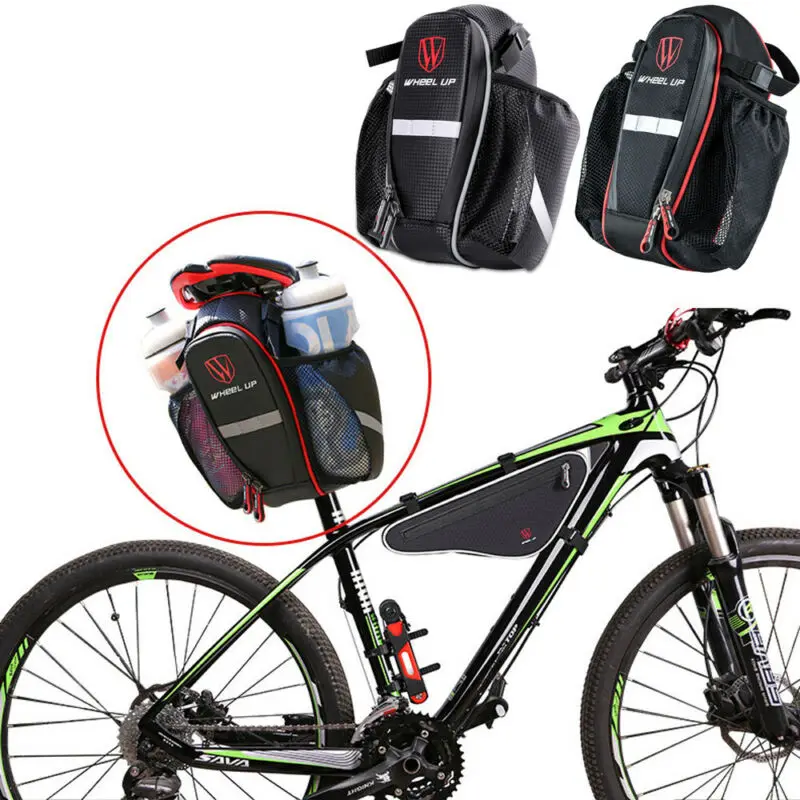 

Bike Bicycle Saddle Bag Under Seat Storage Tail Pouch Cycling Rear Pack Crossbody Bag