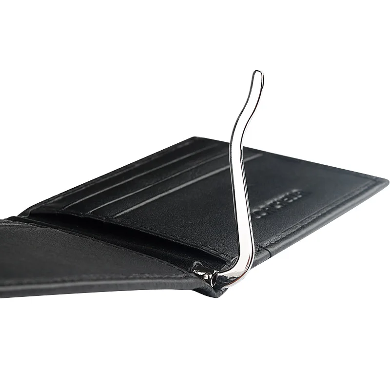 Мужской кошелек из натуральной кожи мужской модный ID держатель для кредитных