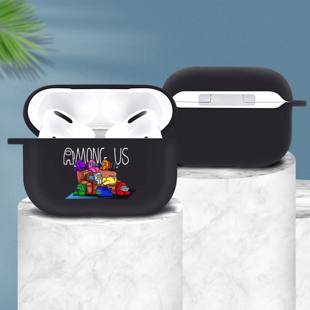 

Cartoon Cute Among US Game Case For Apple Airpods Pro Wireless Earphone Case Luxury Silicone For Air Pods 3 Pro Protective Cover