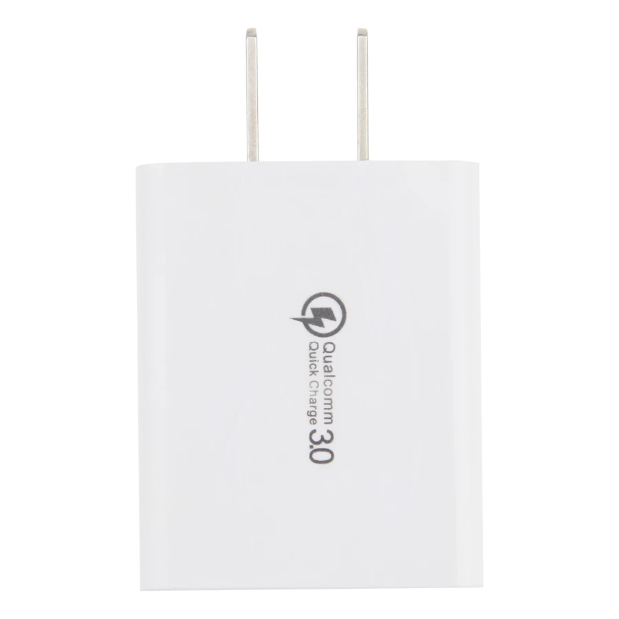 

50pcs Fast Charger US 12V 1.5A Quick QC 3.0 Travel Wall Charge Adapter for Xiaomi Samsung Mobile Phones