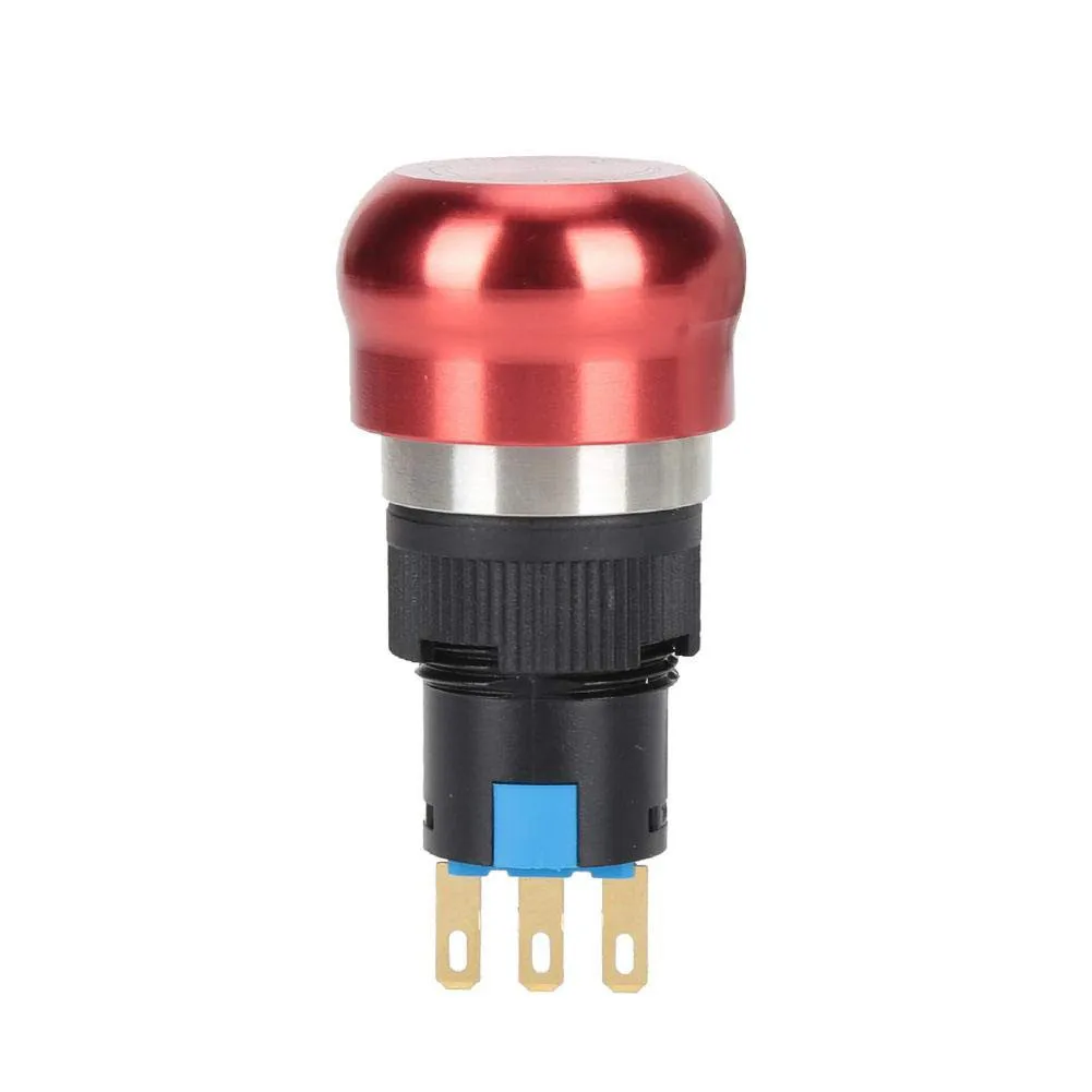 Аварийной остановки кнопочный переключатель 24V Нержавеющая сталь ручка