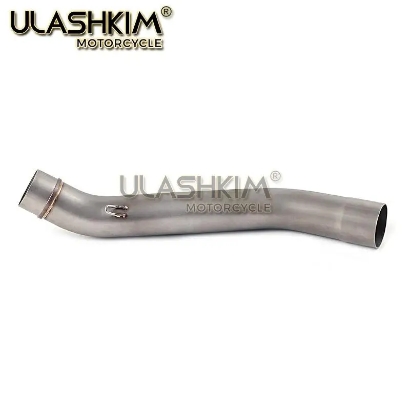 Мотоцикл глушитель Escape средняя ссылка труба полная система без шнуровки для Kawasaki