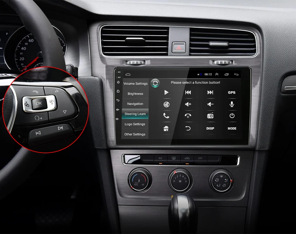 Jansite 4G RDS 1" автомобильное радио для Volkswagen Golf 7 VII- Wifi Android мультимедиа сенсорного экрана видеоплееры с CANBUS