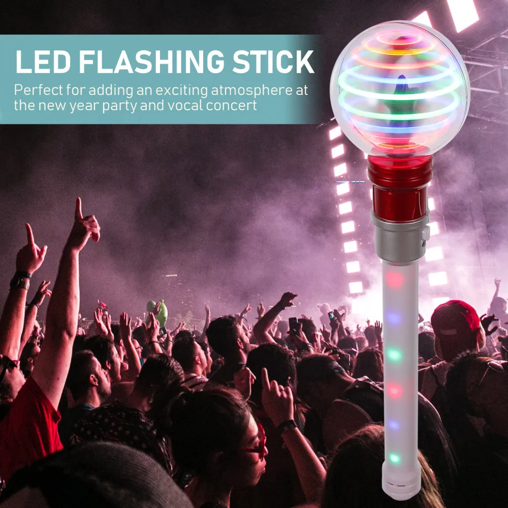 

1Pc LED Glowing Stick Portable Night Flashing Wand Beautiful Kids Flashing