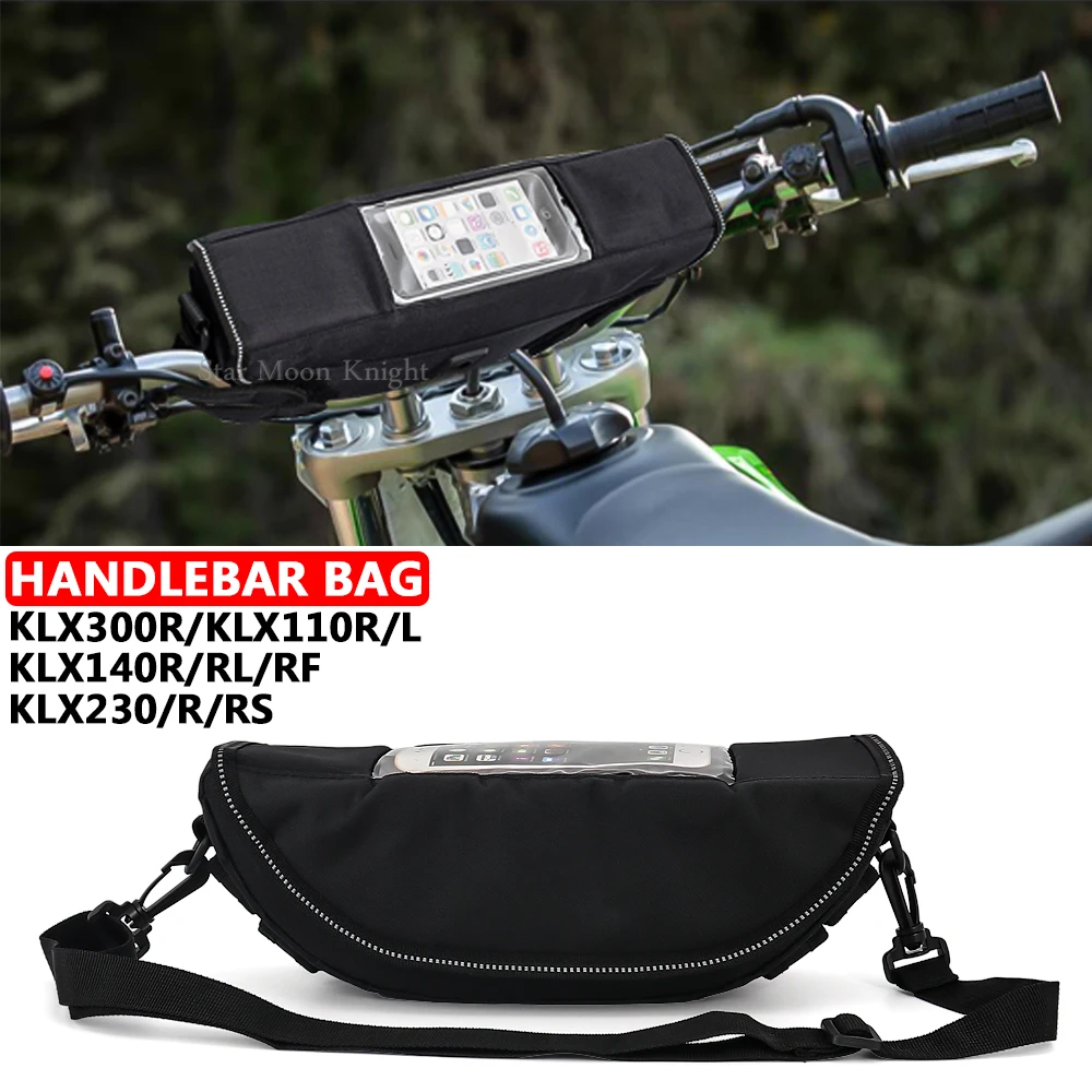 

Motorcycle Waterproof Bag Storage Handlebar bag Travel Tool bag For Kawasaki KLX300R KLX230R KLX230 KLX140R KLX110R KLX110RL