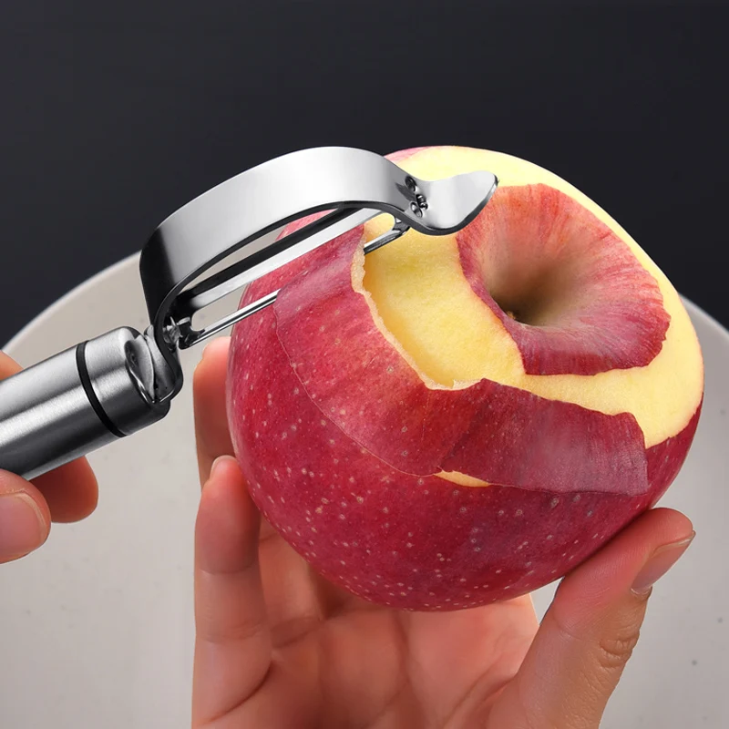 Нержавеющая Сталь Картофель Овощечистка Металл Картофелечистка Mногофункциональная терка для моркови слайсер для овощей нож для чистки овощей нож для фруктов нож для нарезки овощей кухня гаджеты