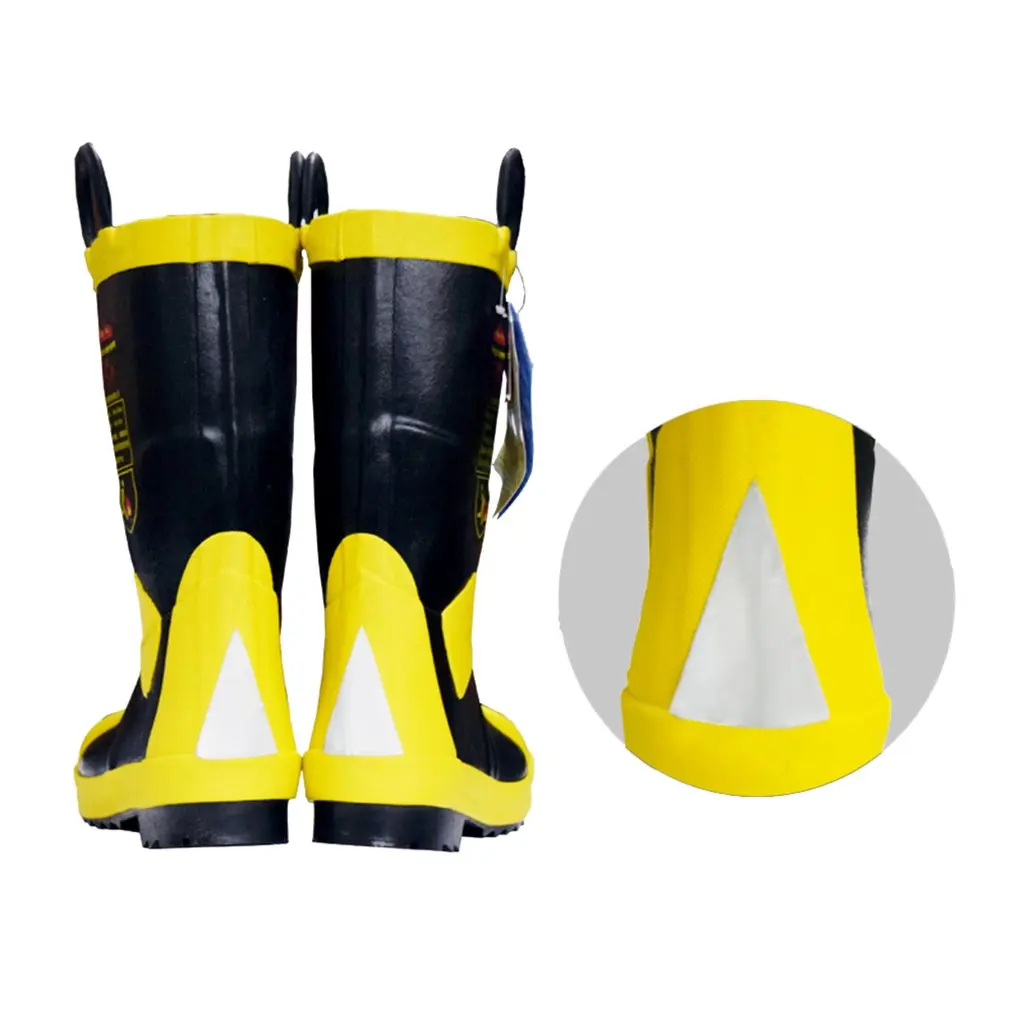 DA-085 High Temperature Resistant Rubber Fire Fighting Safety Boots Heat Proof Shoes Work | Безопасность и защита