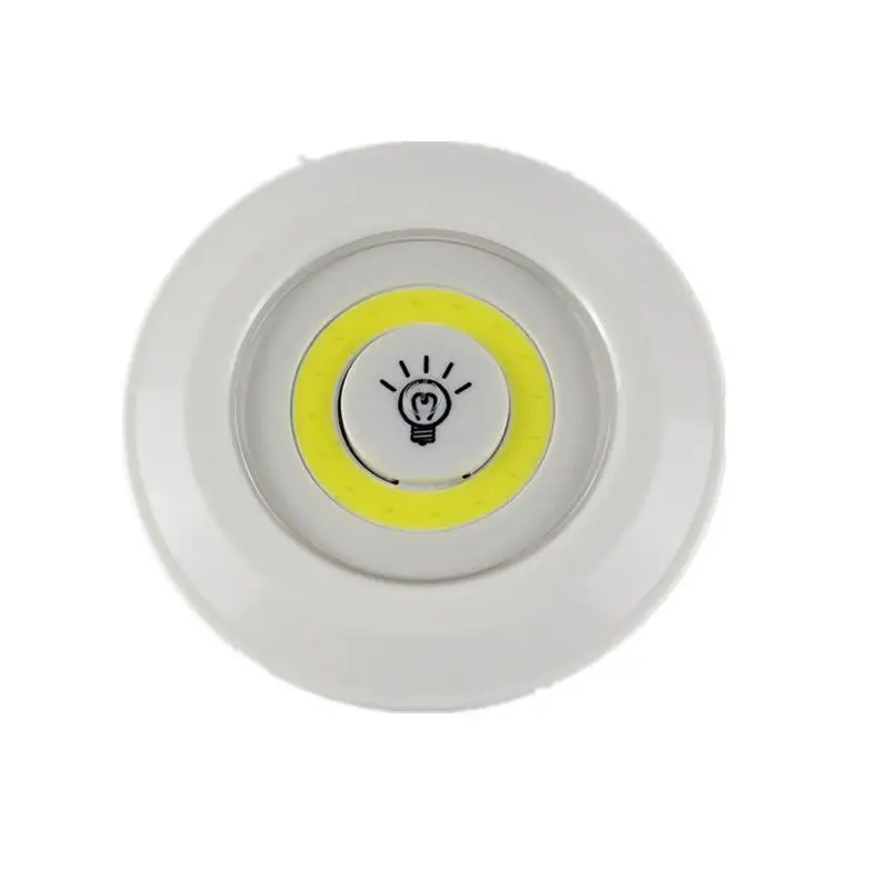 6 шт. Dimmable светодиодный светильник под шкаф COB Светодиодные шайбы на батарейках комплекты одежды Дистанционное управление освещением для шкаф для одежды ванная