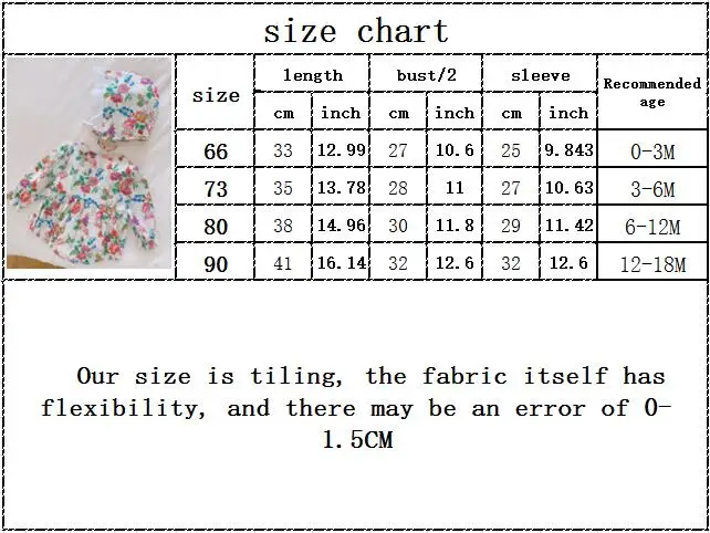 

Floral Ruffles Princess Baby Clothes Newborn Baby Girl Clothes Infant Baby Girl Romper With Hat For Girl Jumpsuit 0-18M
