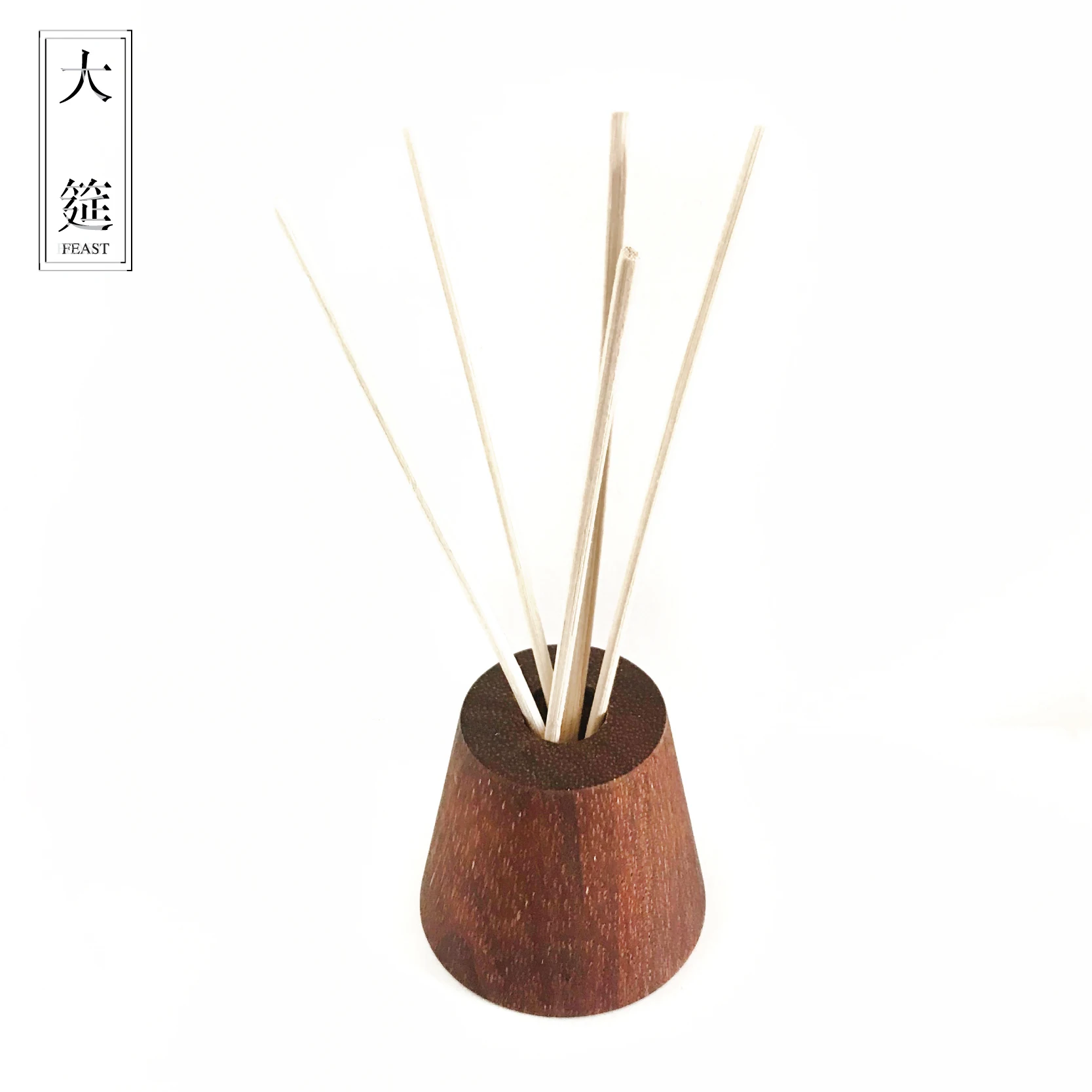 Цельное дерево аромат ананас решетки деревянные настольные части Исследование