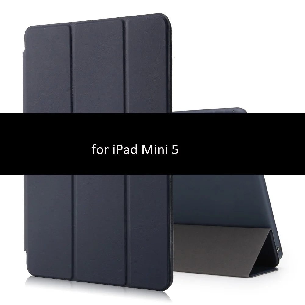 Чехол для iPad 9,7 дюймов GOLP из искусственной кожи противоударный смарт-чехол для iPad Mini 1 2 3 4 5 крышка - Цвет: Dark Blue-5