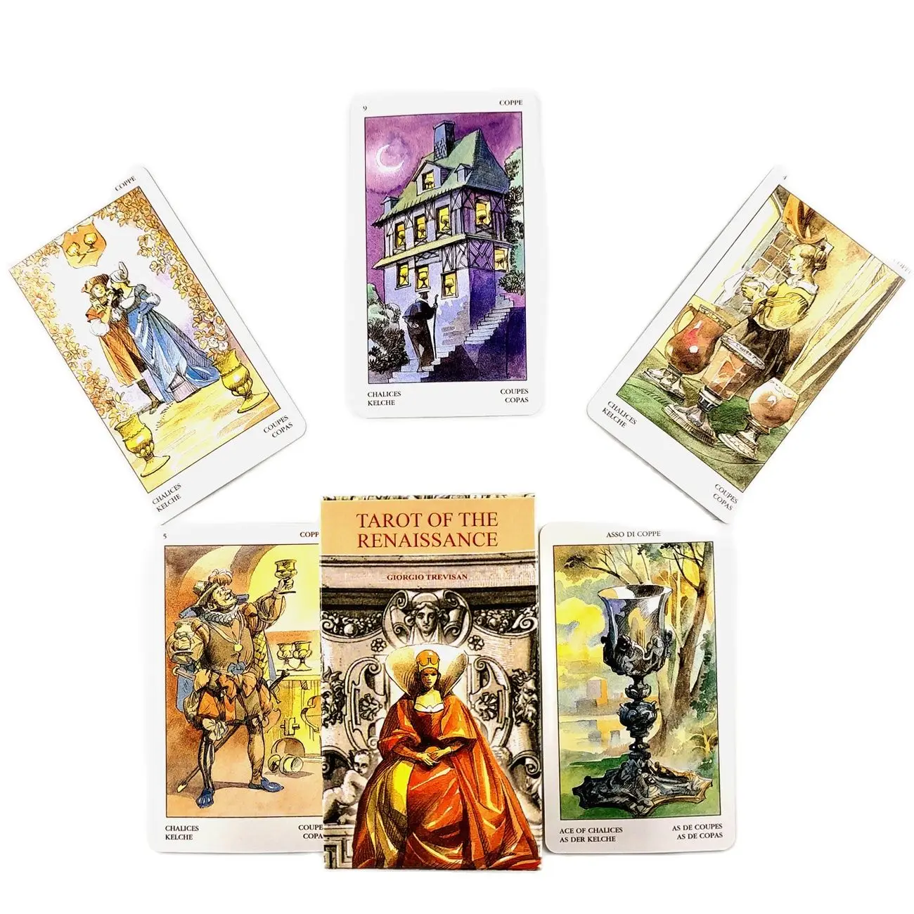 

78Pcs New High Quality Tarot Of The Renaissance Cards Fortune Guidance Telling Divination Deck Board Game With PDF Guidebook
