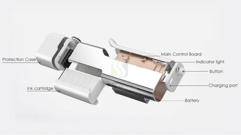 Принтер для струйной цветной печати портативный мини Съемный смарт принтер USB