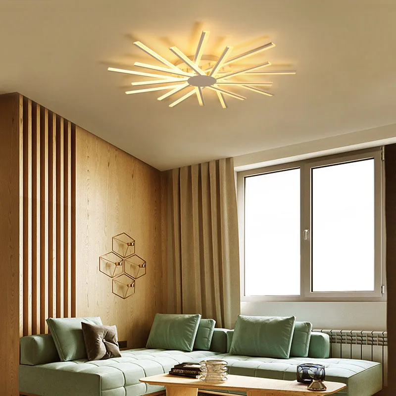 

2020 New Arrival led ceiling lights Modern Mounted for living room bedroom dining Study room White Color