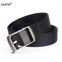 cantik 2022 design fake pin automatic buckle metal belt quality casual nylon belts clothing jeans accessories for men cbca282