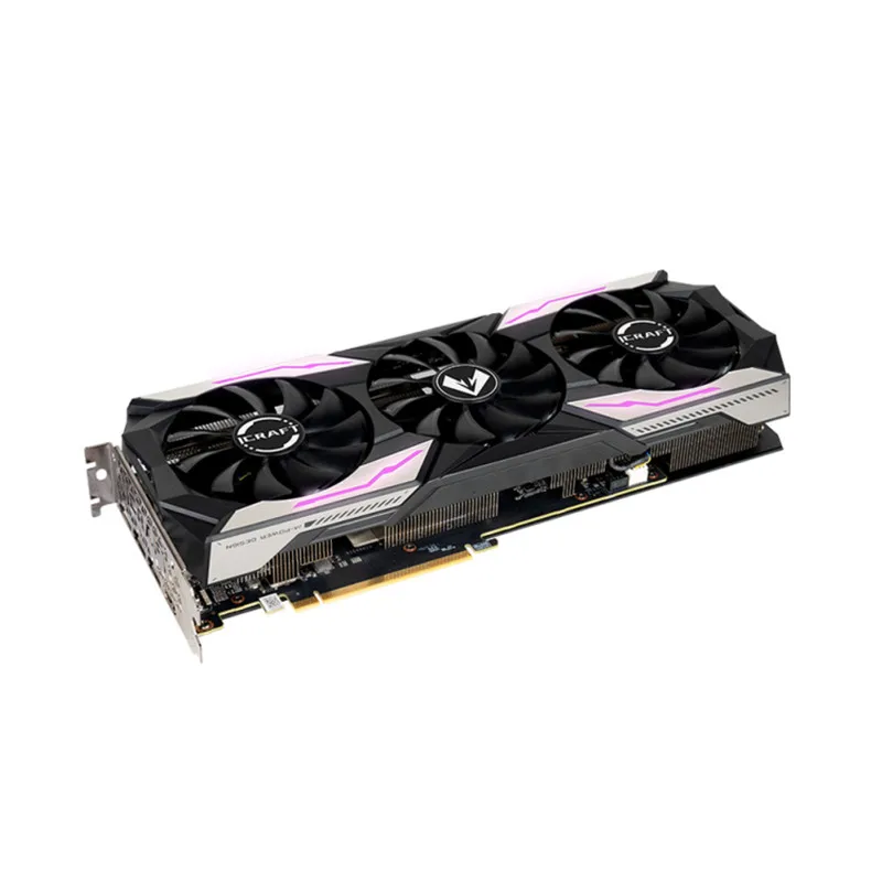 MAXSUN новые графические карты RTX 3050 iCraft 8G GDDR6 GPU NVIDIA компьютер ПК 4 0 бит DP * 3 PCI Express X16