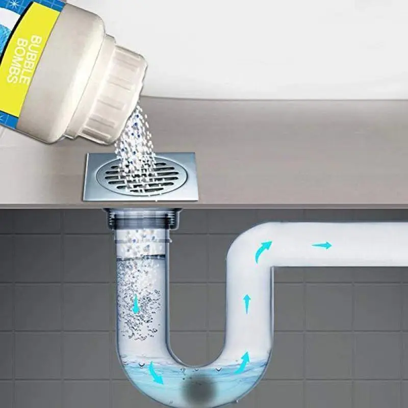 

100ML/g DropShipping Powerful Kitchen Pipe Dredging Agent Dredge Deodorant Toilet Sink Drain Cleaner Sewer Fast Cleaning Tools