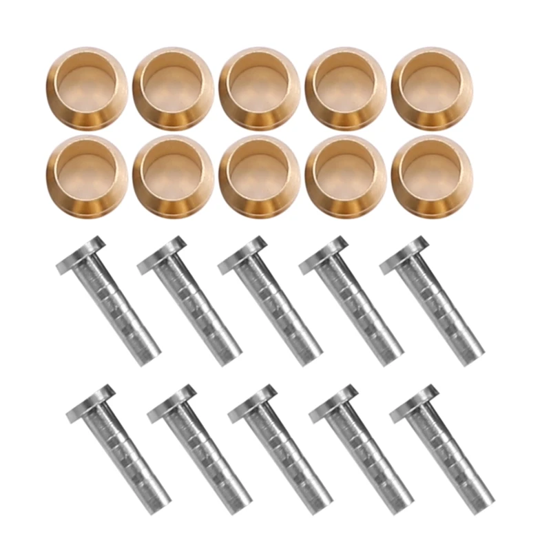 

10 Set Hydraulic Disc Brake Hose MTB Mountain Bike Bicycle Olive Connector Insert for Shimano BH90 Replacement Part