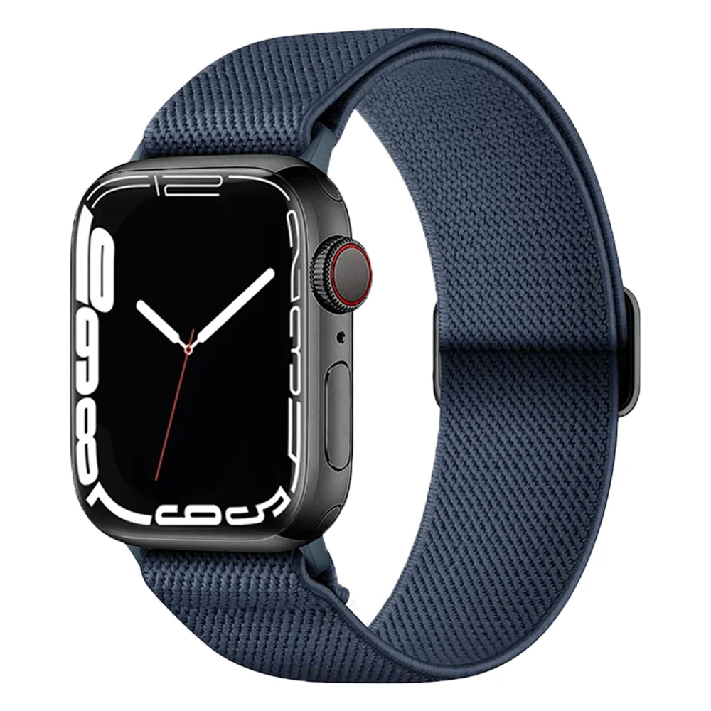 

Solo Loop Strap for Apple watch band 44mm 40mm 38mm 42mm Elastic Nylon wristband smart watch iwtach series 7 41mm 45mm se6 5 4 3