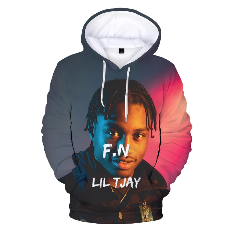 

Harajuku Kid's Cool Lil Tjay Hoodie Brand Boys/girls 3D Hoodies Men Women's Clothing Streetwear Pullover