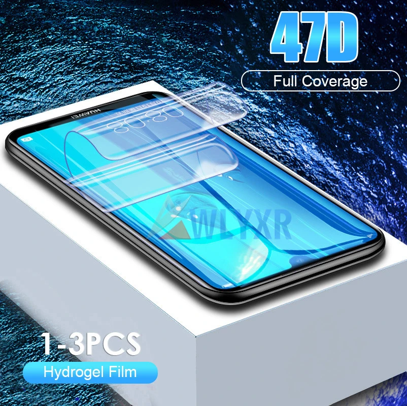 47D 1 3 шт. полное покрытие мягкая Гидрогелевая пленка для Huawei Mate 20 Lite 30 P30 Pro P20