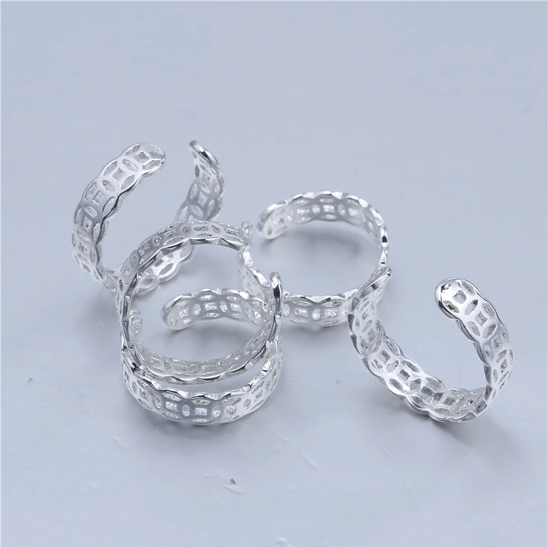 5 шт. богемное кольцо для ног в ретро стиле регулируемое с открытым носком летние