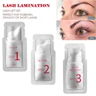 1 #2 #3 # Satches ресниц Лифт комплект полу Permenent ресниц изогнутый макияж для ресниц ламинирования продолжительный эффект питательный Сыворотки ресниц Пермь