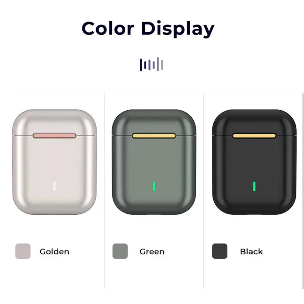 j18 tws wireless headphones bluetooth waterproof ipx5 hifi sound music earphones for iphones huawei samsung xiaomi sport headset free global shipping