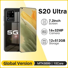 Global Version S20 Ultra Smartphone 7.2 Inch Android Mobile Phones RAM 12GB ROM 512GB Celulares 4G 5G Phone Unlocked Cellphones (2)